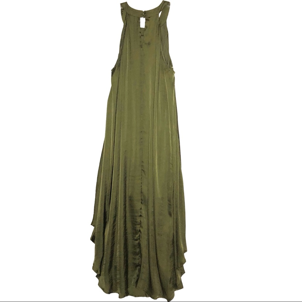 SIGNATURE STUDIO GREEN SLEEVELESS MAXI DRESS - Picture 3 of 4